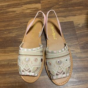 Nature Breeze Tribal Peep toe Sandal